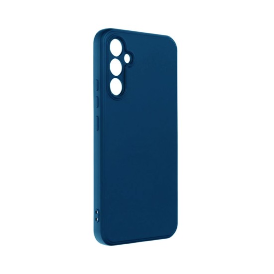 Soft Silicone Case with Camera Shield for Samsung Galaxy A34 Blue